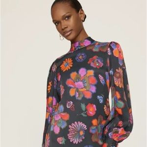 Farm Rio Lily’s Garden Blouse Sz XS